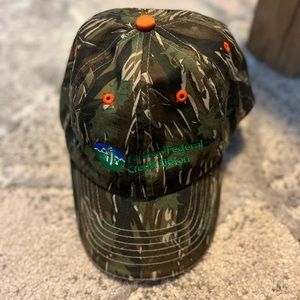 Hit Wear Farmers Federal Credit Union embroidered camouflage hat C1–19